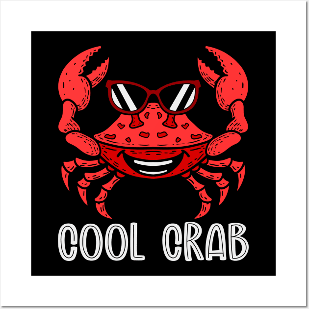 Cool Crab Wall Art by nickbeta